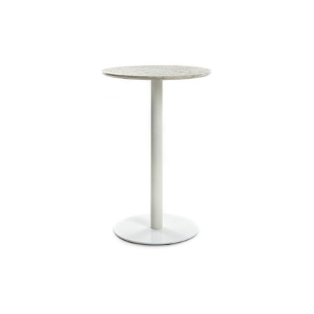 Terrazzo Table Round medium white