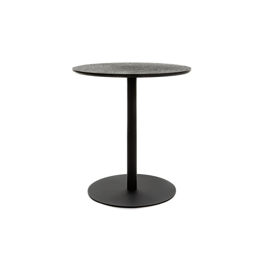 XLBB15208-09 Terrazzo Table Round black