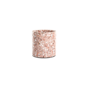 Terrazzo pot small red