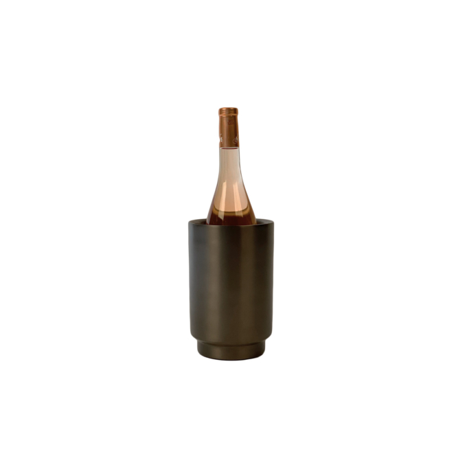 Rondo wine cooler black/stainless steel