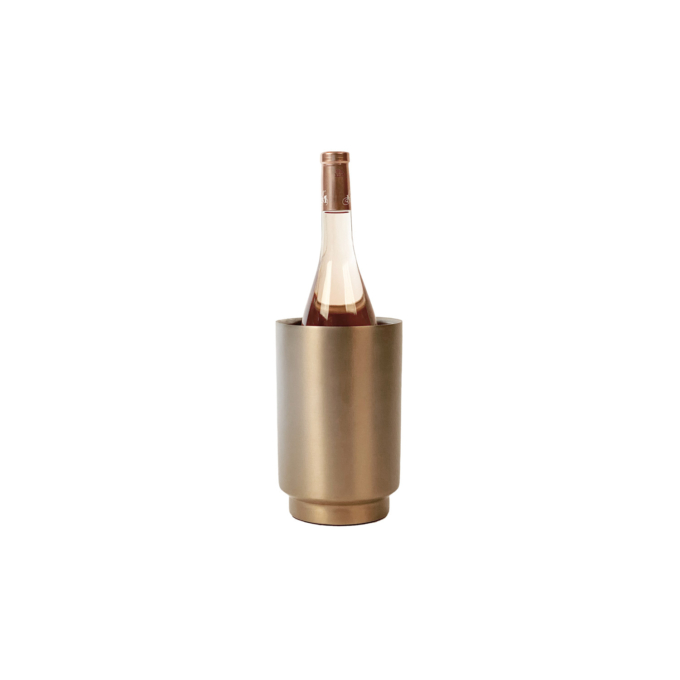 Rondo wine cooler soft copper/stainless steel