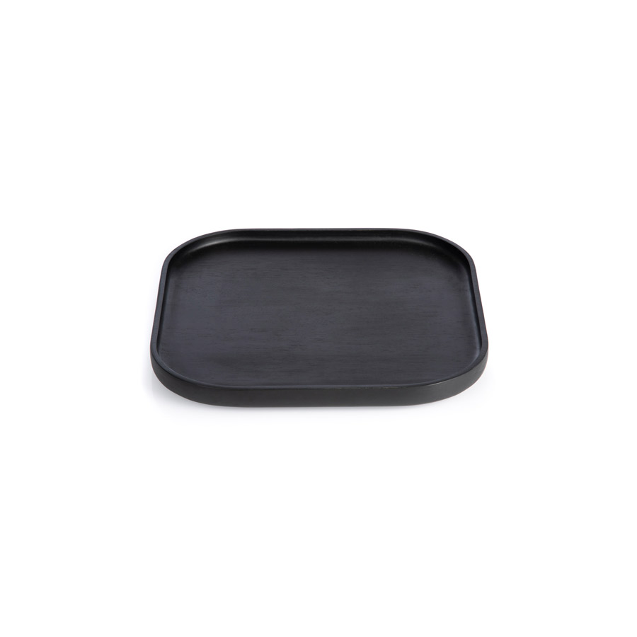 The square, medium Nero tray