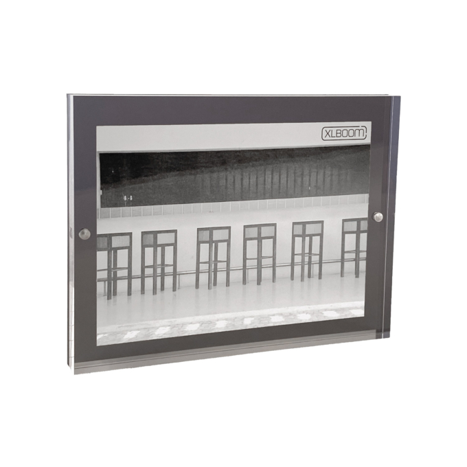 Acrylic Magnetic Frame 16x21 Dark Grey