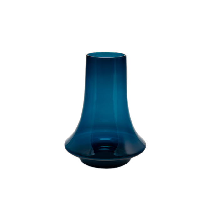 spinn vase medium blue
