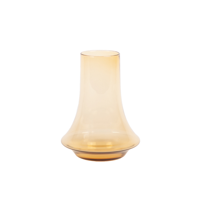 spinn vase medium amber light
