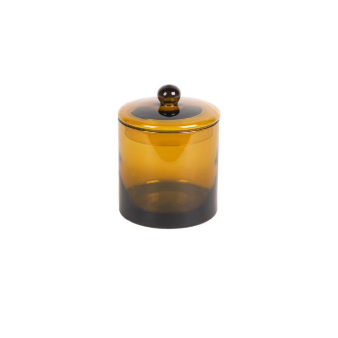 Mika large amber canister