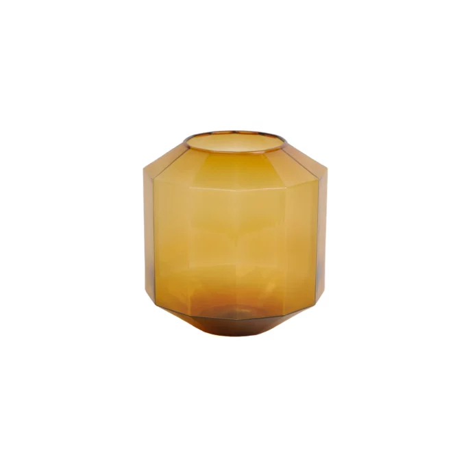 Bliss medium amber flower vase by XLBoom